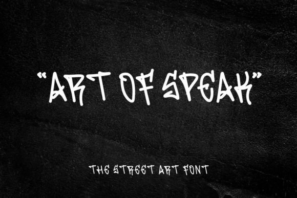 Art Of Speak: A Display Font for Creative Crafters