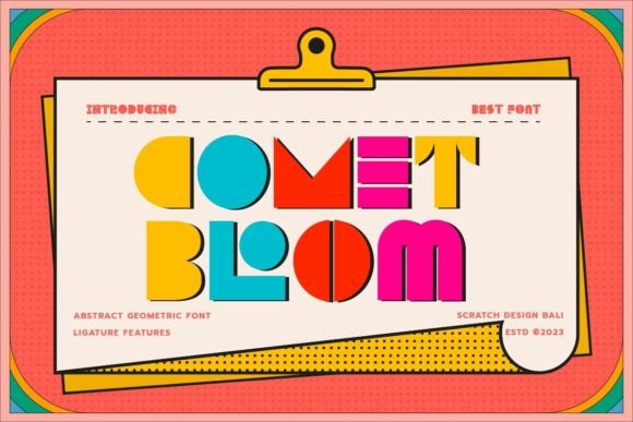Comet Bloom: A Font That Bridges Time and Style