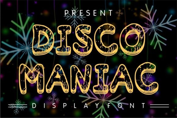 Disco Maniac: A Font for Bold Digital Expression