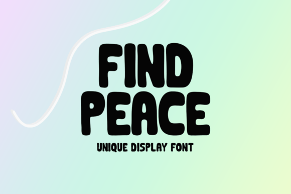 Find Peace: A Font for Digital Design Magic