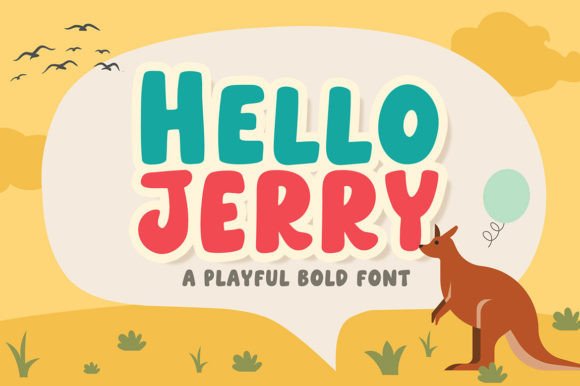 Font Choice That Speaks Volumes: Hello Jerry in Action
