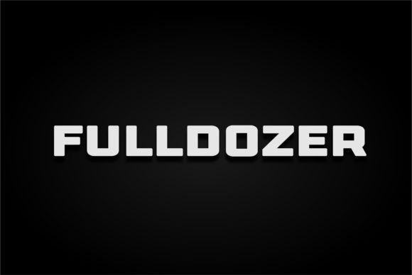 Fulldozer: A Font That Roars