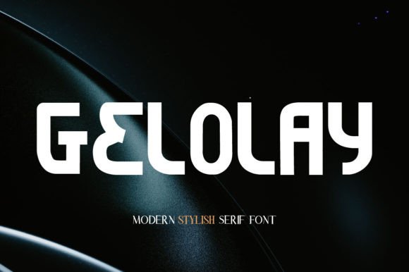 Gelolay: A Bold Font for Creative Crafters