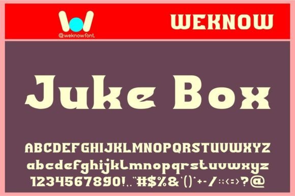 Juke Box: A Font for Editorial Elegance