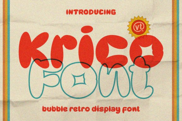 Krico Font: Elevate Your Brand with a Fun and Retro Typeface
