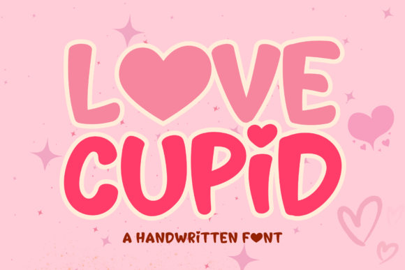Love Cupid: A Handwritten Display Font for Crafters and Designers