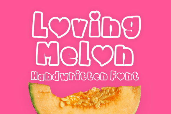 Loving Melon: A Playful Font for Editorial Design