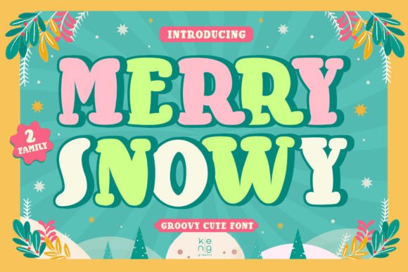 Merry Snowy: A Font That Speaks with Personality
