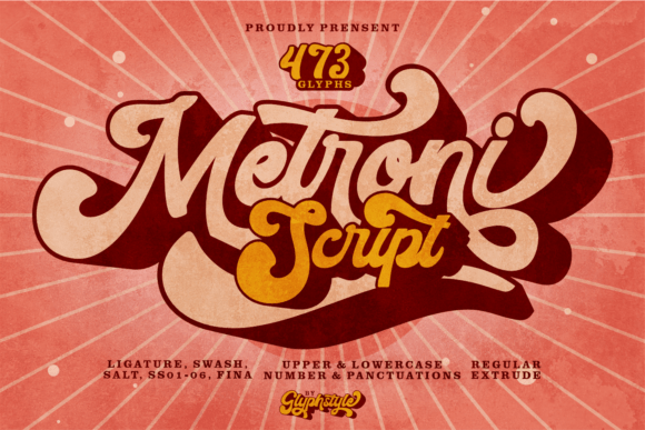 Metroni: A Timeless Script Font for Crafters and Designers