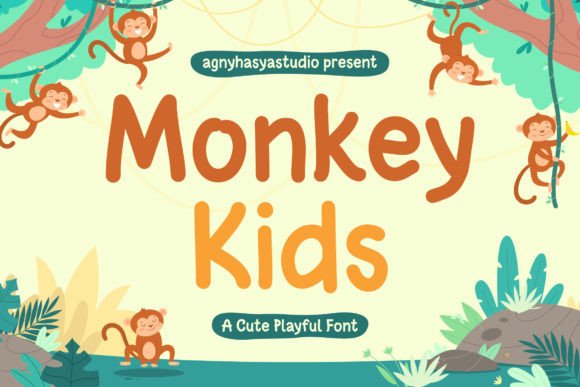 Monkey Kids: A Playful Font for Creative Makers