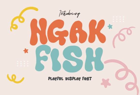 Ngak Fish: A Playful Display Font for Branding Joy