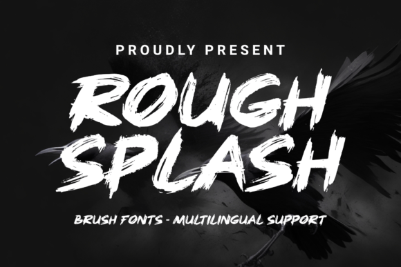 Rough Splash: A Bold Typeface for Editorial Design