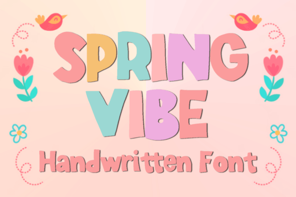 Spring Vibe: A Bold Display Font for Dynamic Web Design