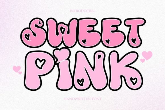 Sweet Pink Font for Handmade Creators