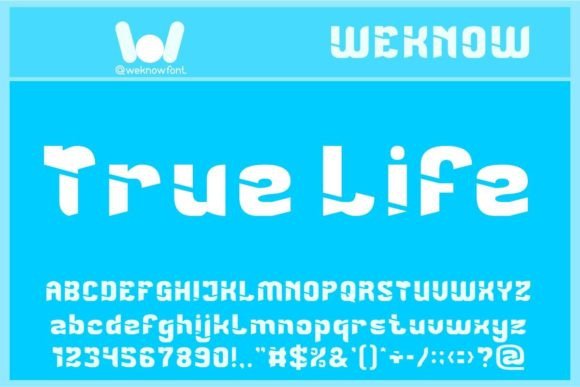 True Life: A Font That Speaks to the Future